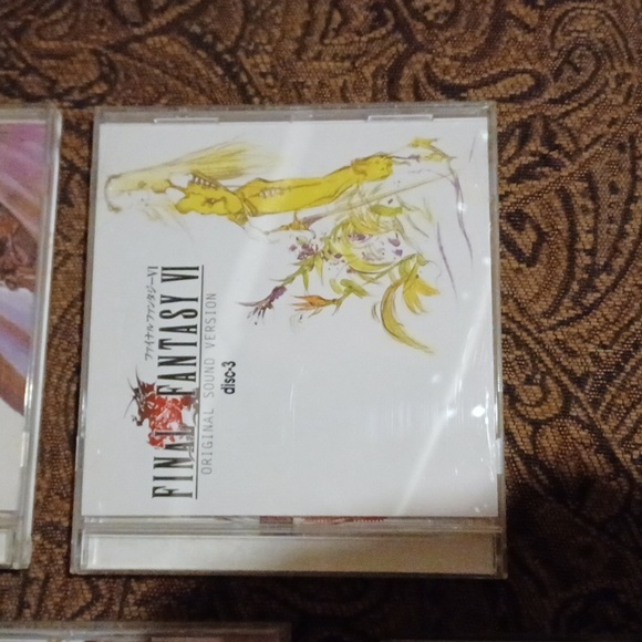 Final Fantasy VI original sound version disks 1 2 3 plus sound track 3 disks - Picture 4 of 7
